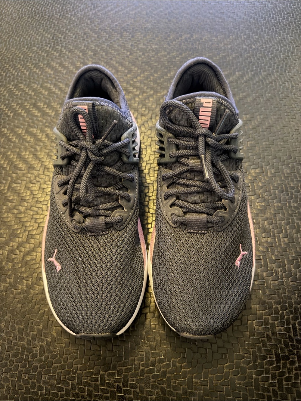 Puma Future Kids Sneakers, Navy with Pink Accents
